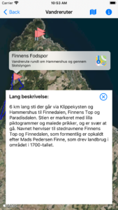 Vandreruter i Danmark - App til iOS