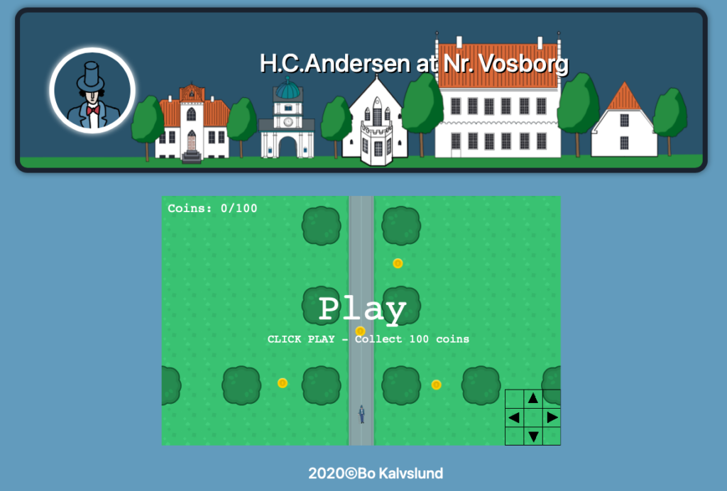 HC. Andersen på Nr. Vosborg - HTML5 Spil.