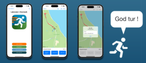 Løberute app til iPhone