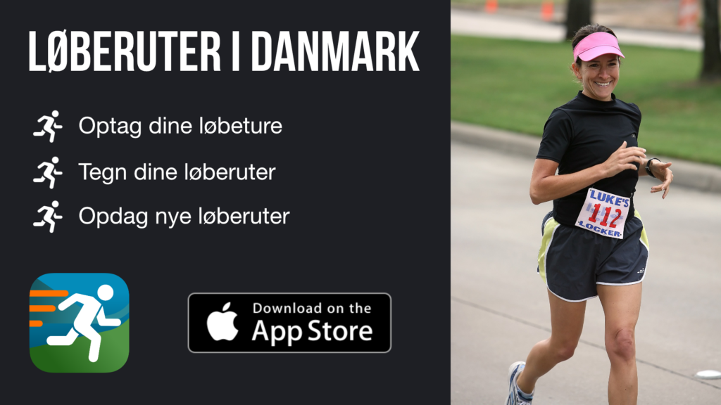 Løberuter i Danmark - Løbe App udviklet af Bo Kalvslund