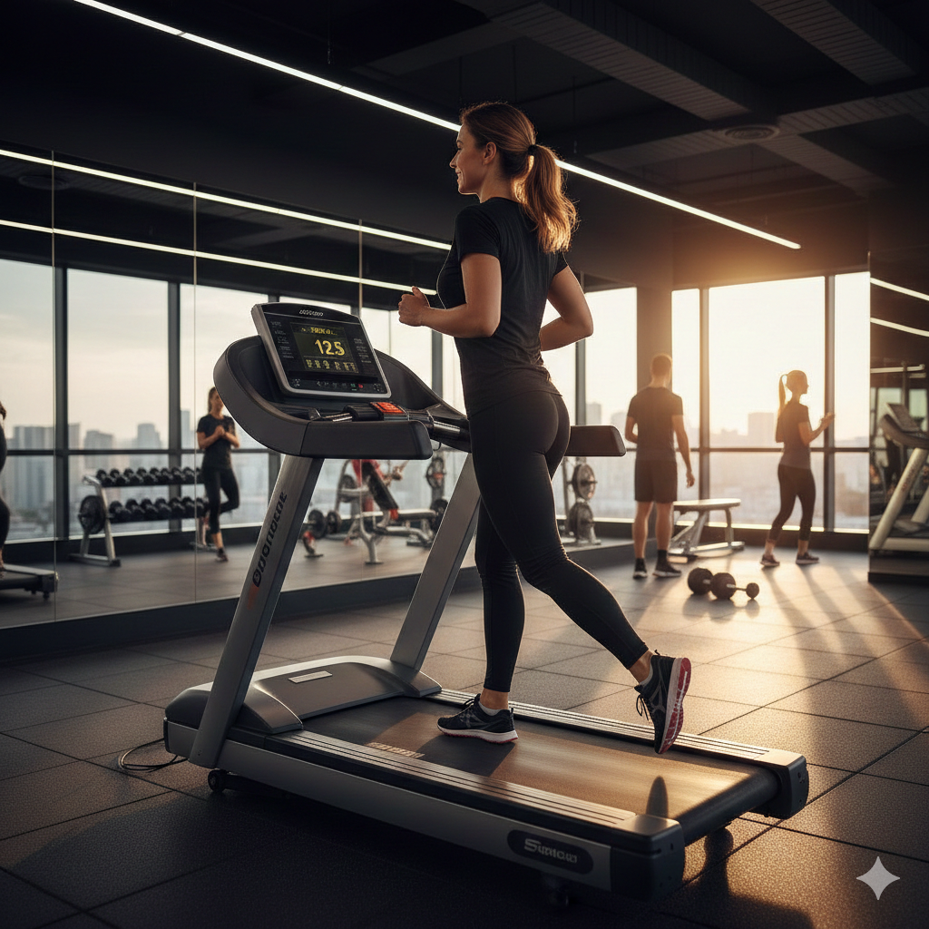 Running, Exercise, Treadmill Created with AI Nano Banana