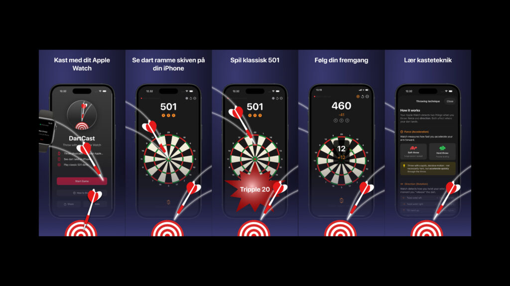 DartCast - Game for Apple Watch