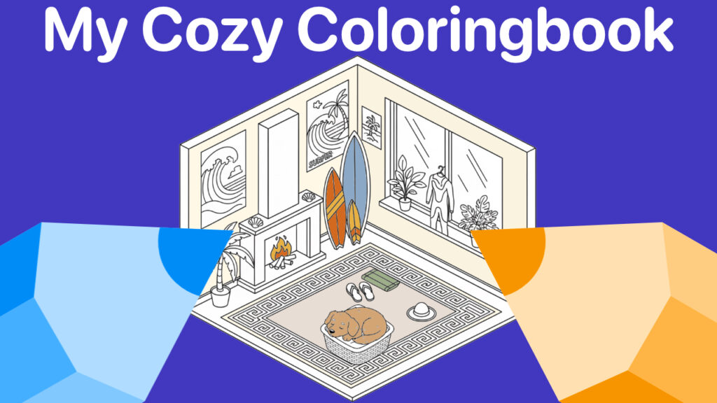 My Cozy Coloringbook - app med farvelægning
