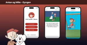 Anton og Mille - Gyngen. En børnebog til iPhone og iPad